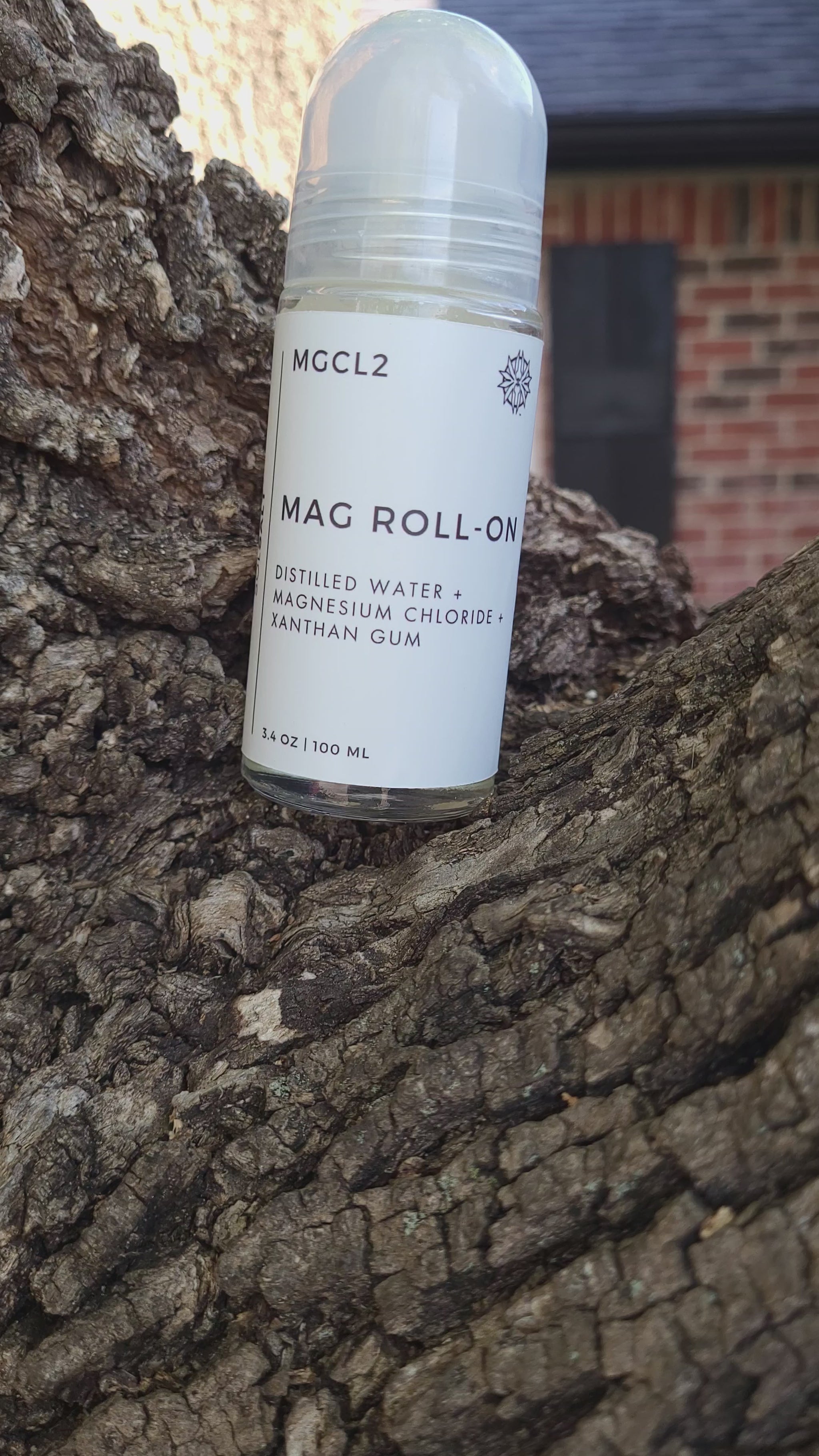 A short clip displaying all three magnesium oil products in the bundle: a magnesium oil roll-on, body butter, and spray